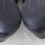 Men’s Hugo Boss pebbled black leather velcro sneakers shoes sz 45 (11 U.S.)