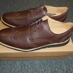 New Cole Haan Grandsprint Oxford Wing Tip Jave Size 10.5 M