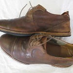 Timberland Boot Company Men’s Brown Leather Lace Up SHOE Sz 8 M