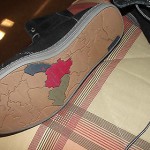 Diesel Whoop men size 12 suede hiking trainers black leather, expensive $145