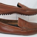 Cole Haan AIR GRANT PENNY Leather Driving Loafer Brown Sz 9.5M EUC!!!