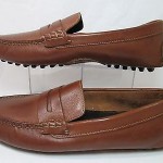 Cole Haan AIR GRANT PENNY Leather Driving Loafer Brown Sz 9.5M EUC!!!