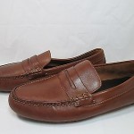 Cole Haan AIR GRANT PENNY Leather Driving Loafer Brown Sz 9.5M EUC!!!