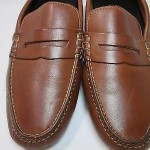 Cole Haan AIR GRANT PENNY Leather Driving Loafer Brown Sz 9.5M EUC!!!