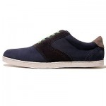$225 Hugo Boss GREEN Label Navy Blue Fashion Leather Sneakers 13 46 Mens Kicks