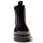 Hugo Boss ITALY Navy Blue Ankle Rain Dress Boots Mens 12 45 Casual Patent 11.5