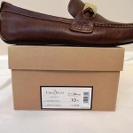 NEW COLE HAAN Somerset Bit II Earth Tumbled Brown Leather W. Brass Bit Sz. 10