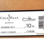 NEW COLE HAAN Somerset Bit II Earth Tumbled Brown Leather W. Brass Bit Sz. 10