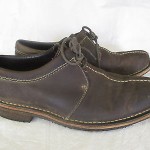 Mens Cole Haan  Oxford Lace-up Brown Leather Casual Shoe 8 M Split Center