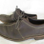 Mens Cole Haan  Oxford Lace-up Brown Leather Casual Shoe 8 M Split Center