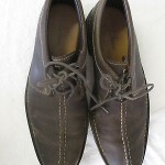 Mens Cole Haan  Oxford Lace-up Brown Leather Casual Shoe 8 M Split Center