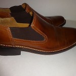 Cole Haan 10 M Brown SLIP on Leather Shoes Low Cut Ankle Boot slip on