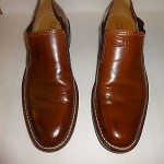 Cole Haan 10 M Brown SLIP on Leather Shoes Low Cut Ankle Boot slip on