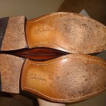 Cole Haan 10 M Brown SLIP on Leather Shoes Low Cut Ankle Boot slip on