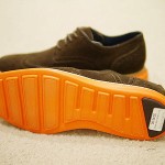 Cole Haan Lunargrand Wingtip Dark Brown Orange Suede US 9.5