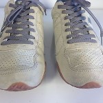 Diesel Remy Cream Suede Leather Shoes Sneakers Trainers Casual Mens Sz 12