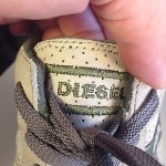 Diesel Remy Cream Suede Leather Shoes Sneakers Trainers Casual Mens Sz 12
