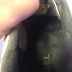 Diesel Remy Cream Suede Leather Shoes Sneakers Trainers Casual Mens Sz 12