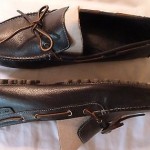 COLE HAAN + NIKE Air Grant Black Leather DRIVER MOCCASINS LOAFERS 13 M NWOB