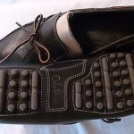 COLE HAAN + NIKE Air Grant Black Leather DRIVER MOCCASINS LOAFERS 13 M NWOB