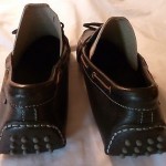 COLE HAAN + NIKE Air Grant Black Leather DRIVER MOCCASINS LOAFERS 13 M NWOB