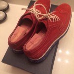 Cole Haan Red White And Blue Lunargrand Wingtips 10.5 MSRP $228 50% Off