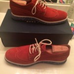 Cole Haan Red White And Blue Lunargrand Wingtips 10.5 MSRP $228 50% Off