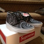 Supreme X Vans Chukka Boot Black Spiral Camo Paisley Camp Box Sz 10 BRAND NEW!!