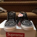 Supreme X Vans Chukka Boot Black Spiral Camo Paisley Camp Box Sz 10 BRAND NEW!!