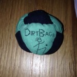 Vans Slip-Ons (8.5M) – Worn Once! – Dirtbag Footbag + Skateboard Stickers Bundle