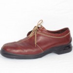 Cole Haan “Country” Nike Air Distressed Brown Leather Shoes Sz. 11.5 M