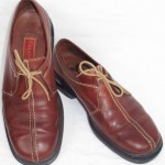 Cole Haan “Country” Nike Air Distressed Brown Leather Shoes Sz. 11.5 M