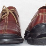 Cole Haan “Country” Nike Air Distressed Brown Leather Shoes Sz. 11.5 M