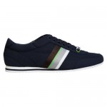 Hugo Boss Mens Victoire Station Blue  Cotton Lace Up Sneakers Shoes
