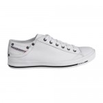 Diesel Mens Exposure Low I White Leather Sneakers Shoes