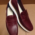 Cole Haan Lunargrand Mens Shoes Penny Loafers. Oxblood & White Brand New Size 13