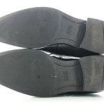 Hugo Boss 10 M Mens shoes black leather loafers slip on casual moccasin toe