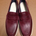 Cole Haan Lunargrand Mens Shoes Penny Loafers. Oxblood & White Brand New Size 13