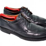 COLE HAAN Mens 8.5 M Black Tumbled Leather Oxford Casual Dress Shoes Brazil