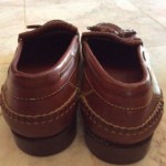 Mens Shoes Brown Cole Haan Country Hand Sewn Leather Loafer Tassel 8.5 m