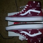 VANS Burgundy Playboys Size 9