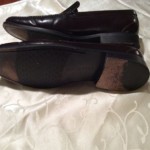 MENS COLE HAAN BROWN LEATHER LOAFER SIZE 9.5M
