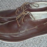 TIMBERLAND Abington vibram boat chukka brown leather shoes size 14M  (#82571)