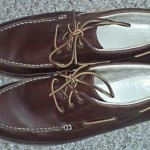 TIMBERLAND Abington vibram boat chukka brown leather shoes size 14M  (#82571)