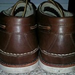 TIMBERLAND Abington vibram boat chukka brown leather shoes size 14M  (#82571)