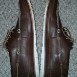 TIMBERLAND Abington vibram boat chukka brown leather shoes size 14M  (#82571)