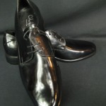 Cole Haan Collection Nike Air Italy Black Shiny Lace Oxford Dress Shoes Mens 8.5