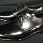 Cole Haan Collection Nike Air Italy Black Shiny Lace Oxford Dress Shoes Mens 8.5