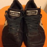 Diesel New Remy Leather Fashion Sneakers Sz 10.5 New without Box.