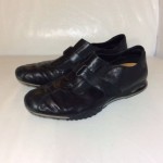 COLE HAAN Nike Air Men’s Size 9.5 M Black Leather Slip On Loafer Sneaker